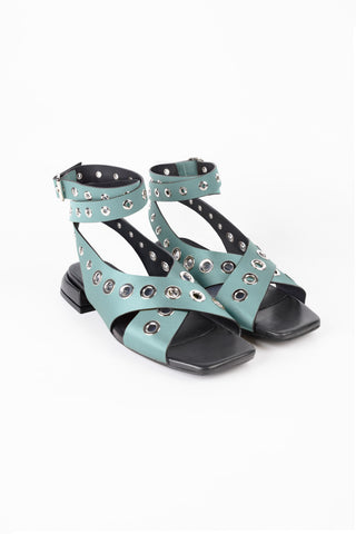 Sandalen aus Stoff Claude