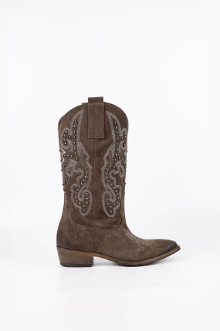 Charlotte Wildleder-Texan-Stiefel