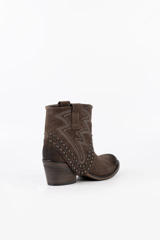 Botins de couro Alice