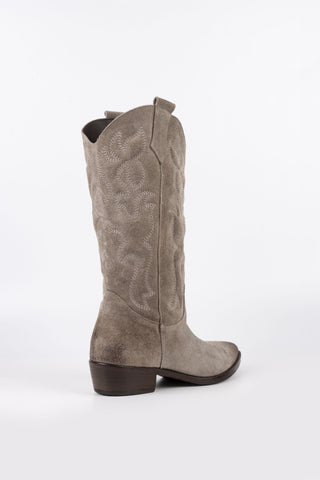 Charlotte Wildleder-Texan-Stiefel