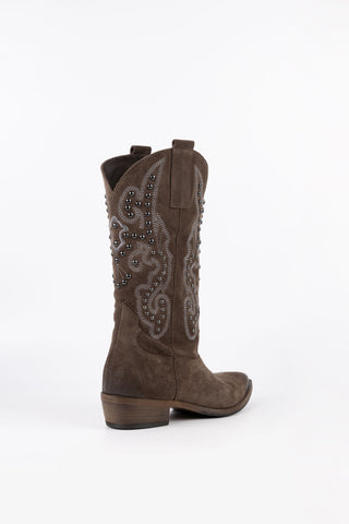 Charlotte Wildleder-Texan-Stiefel