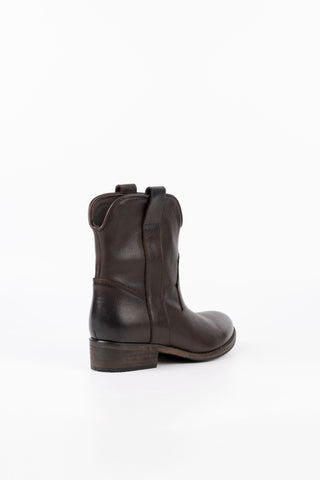 Botins de couro Emma