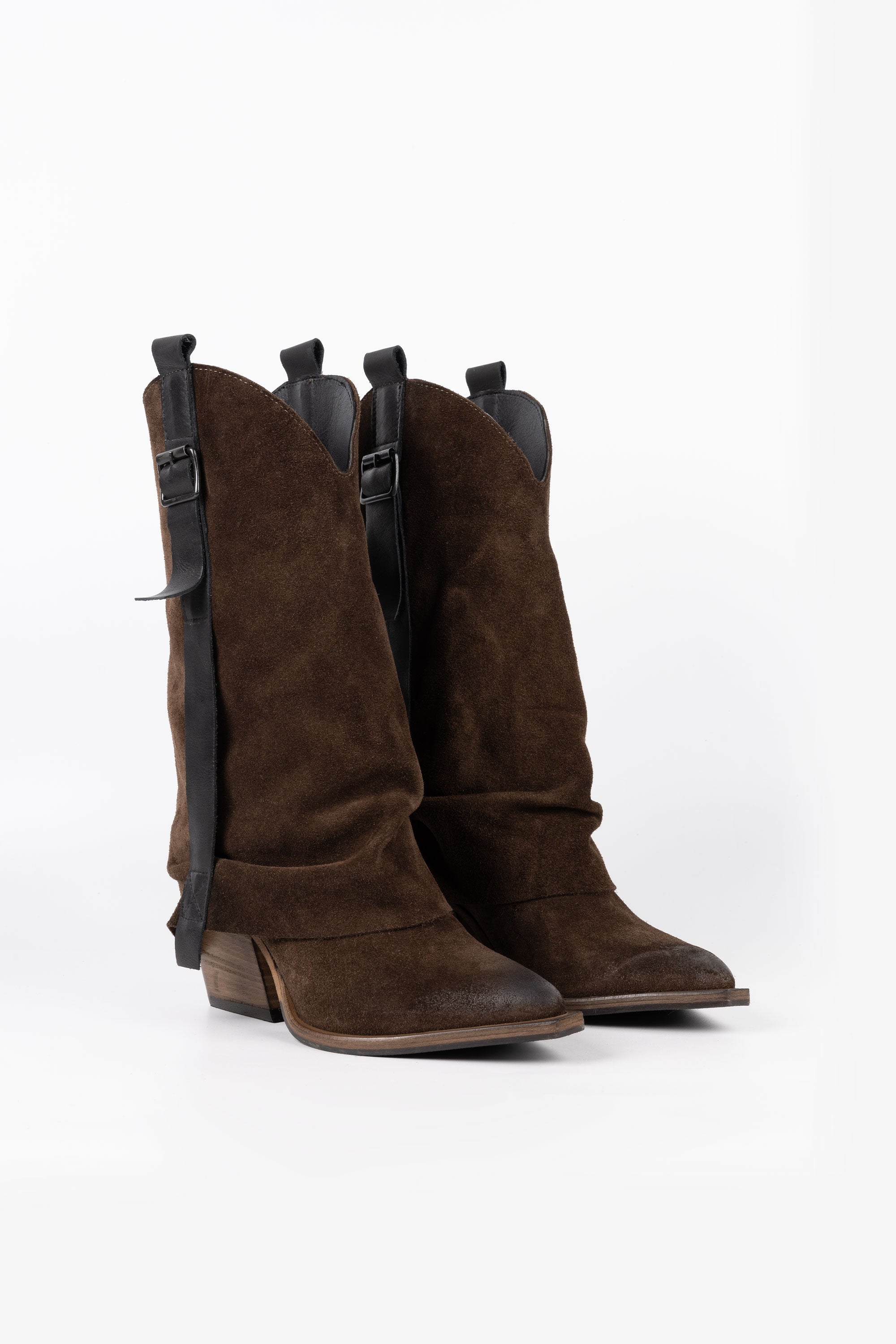 Suede Western Boots Alessia - Main Image