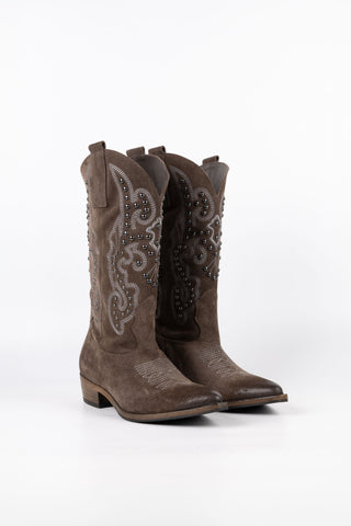 Botas texanas Charlotte de ante