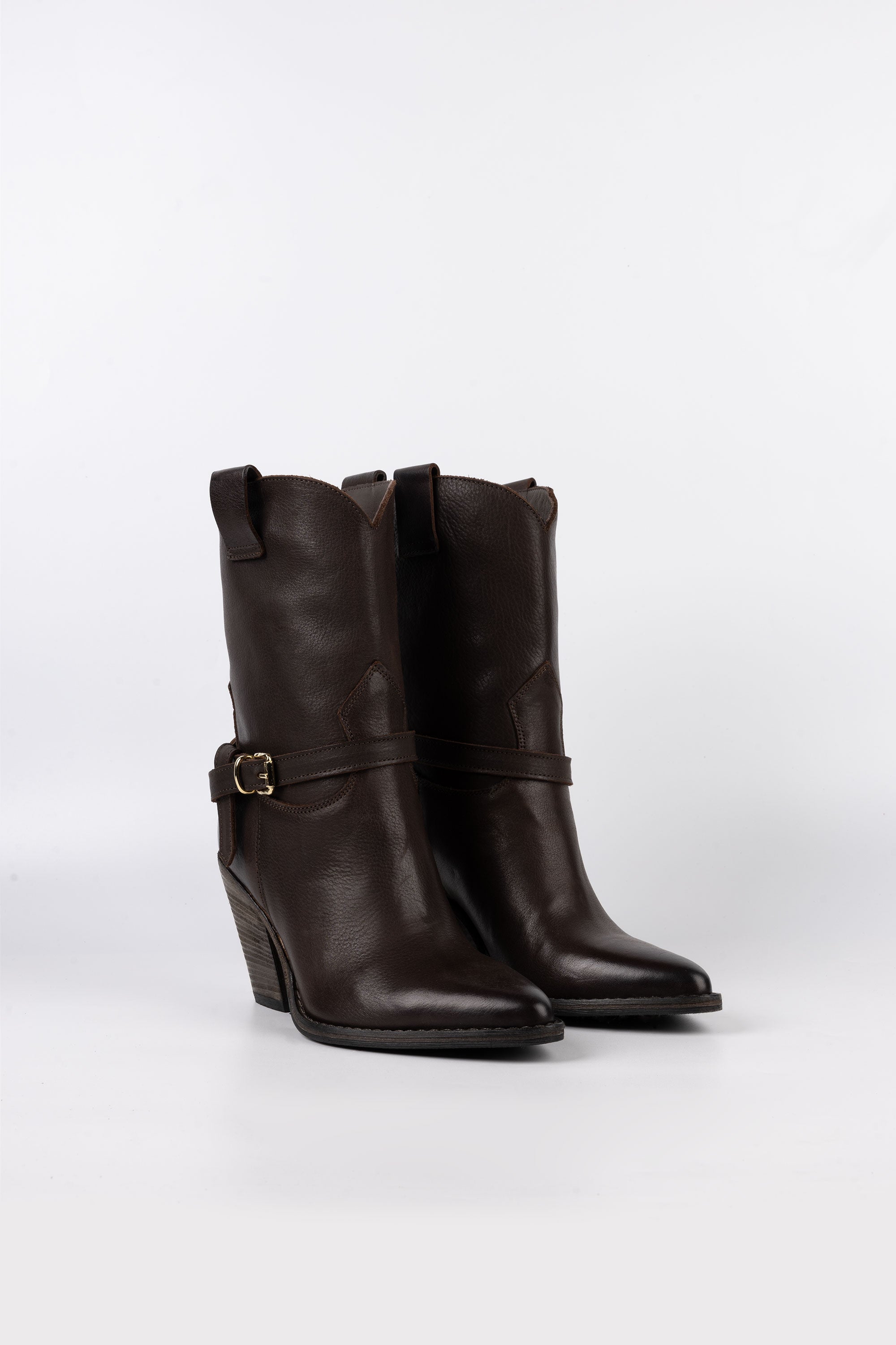 Stivaletti in Pelle Asportata Evelyn