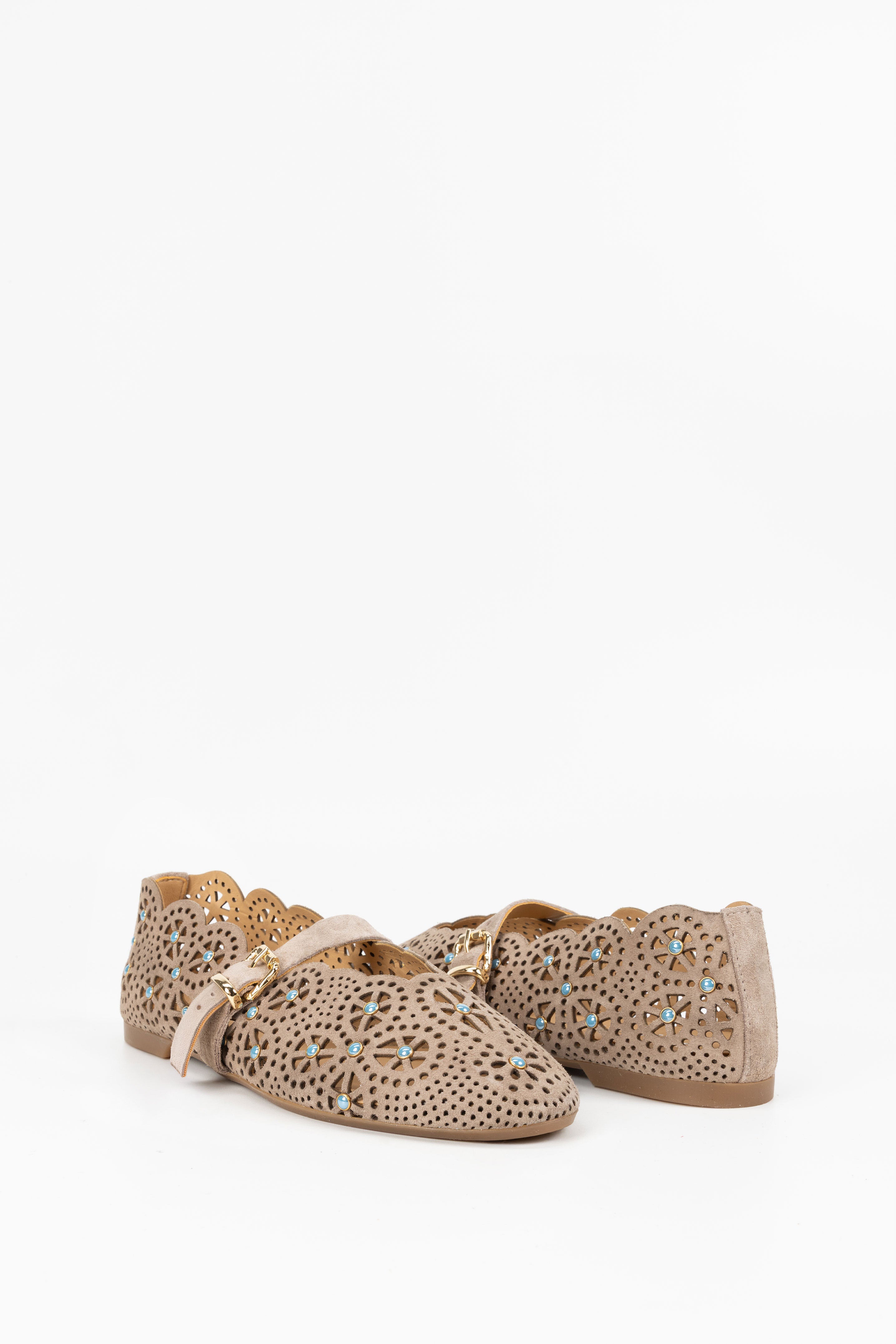 Ballerine in Camoscio Maya - Mimmu