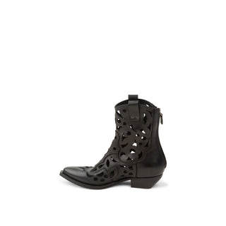 Bottes Texanes En Cuir Evelyn Noir