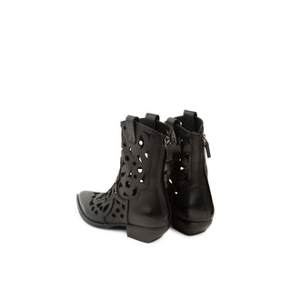 Bottes Texanes En Cuir Evelyn Noir