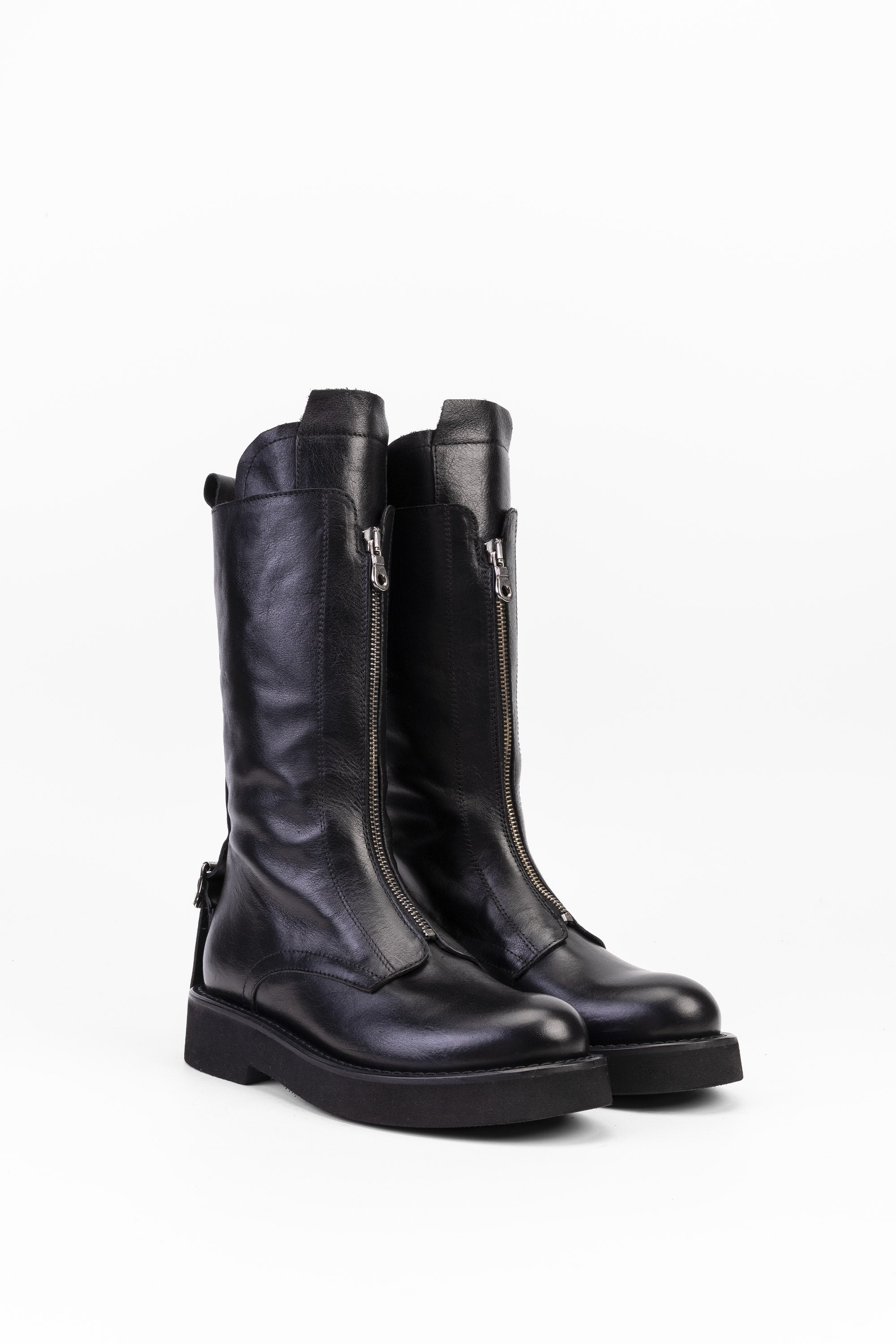 Anfibi in Pelle Anais - Nero