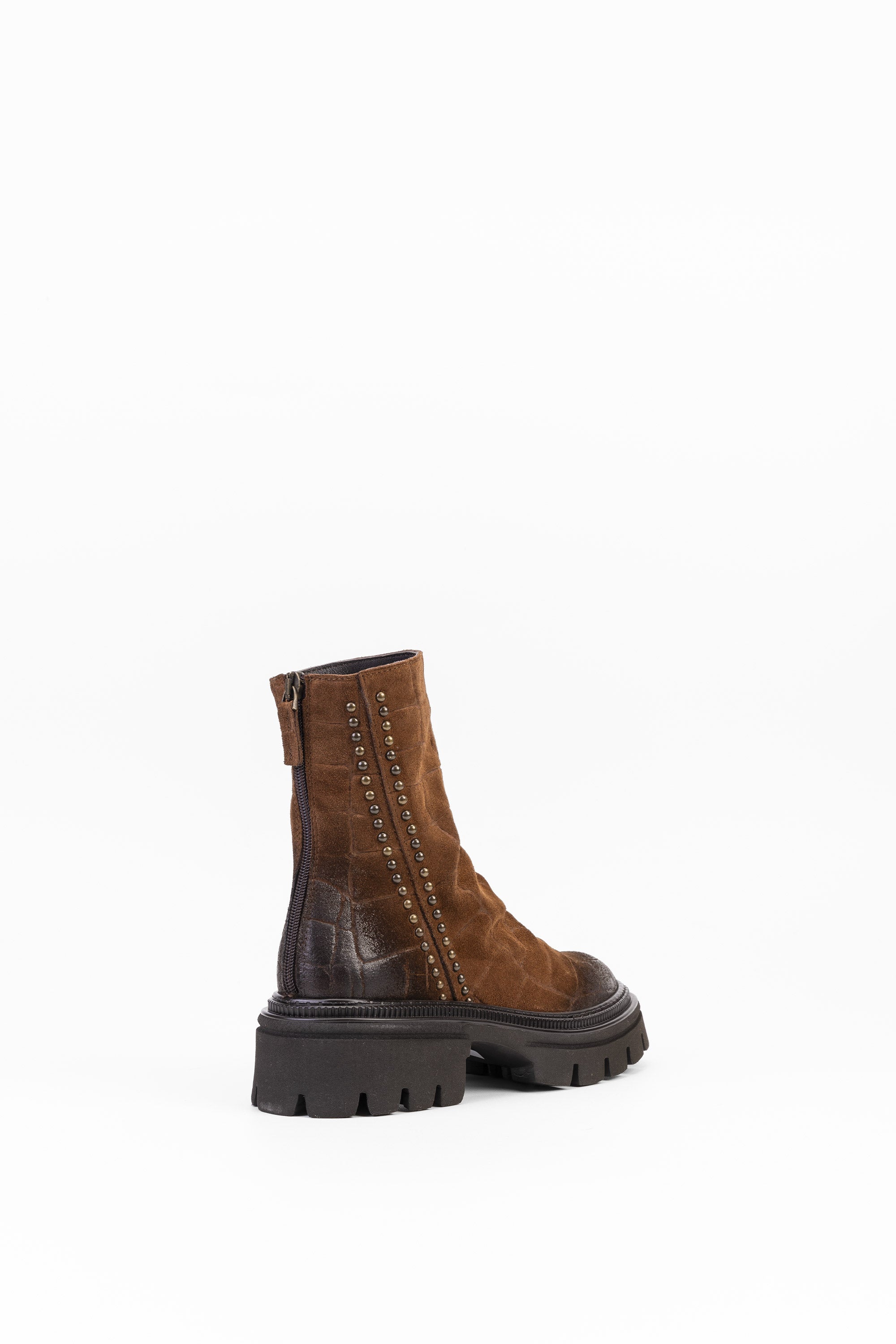 Stivaletti in Camoscio Zara - Cuoio
