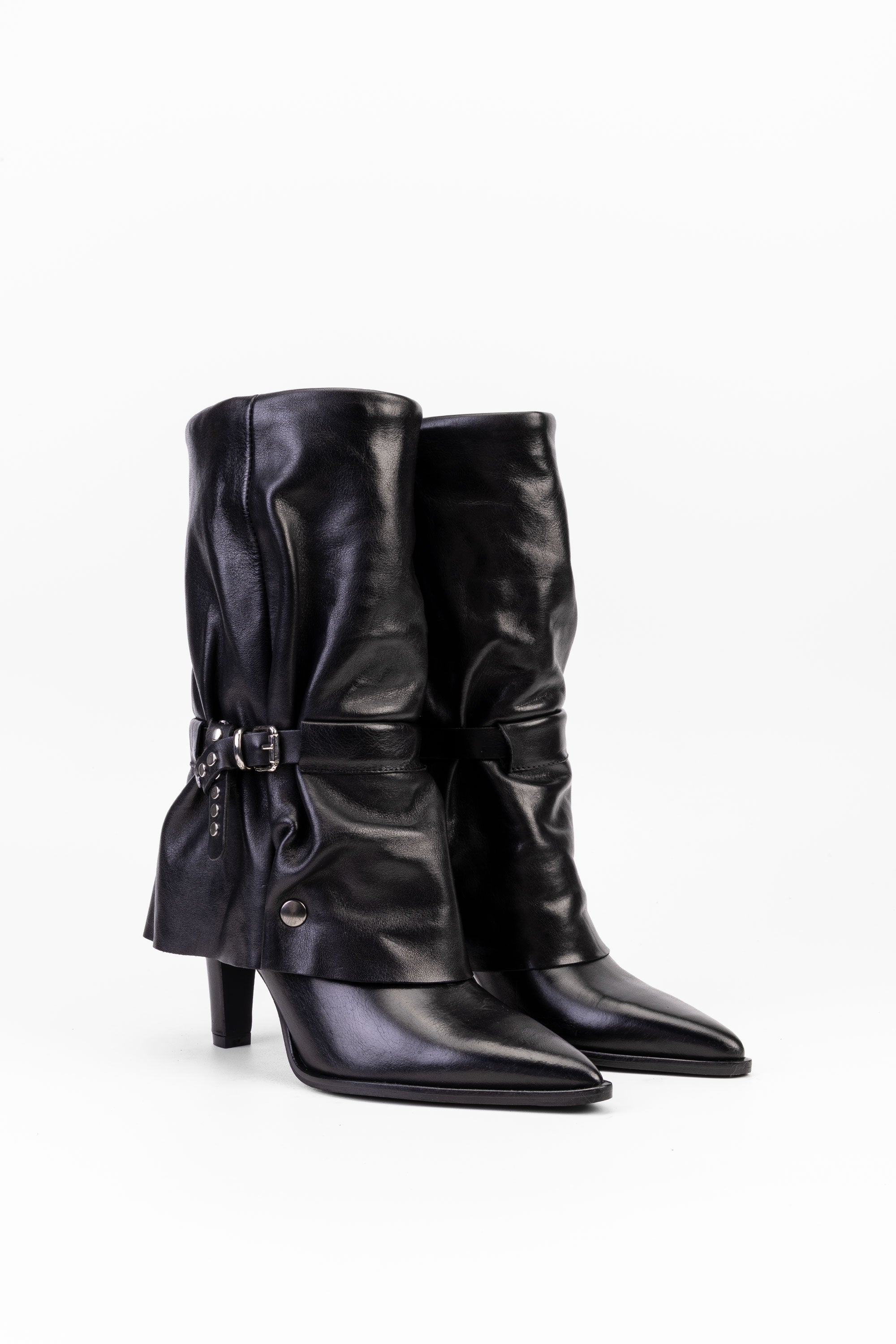 Charlize-Stiefeletten aus Leder