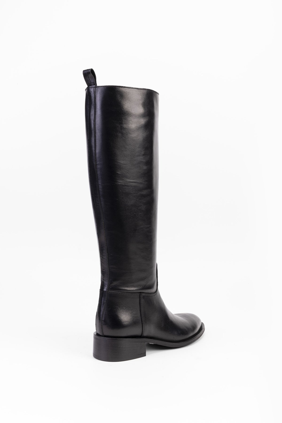 Bota de piel Lise negra