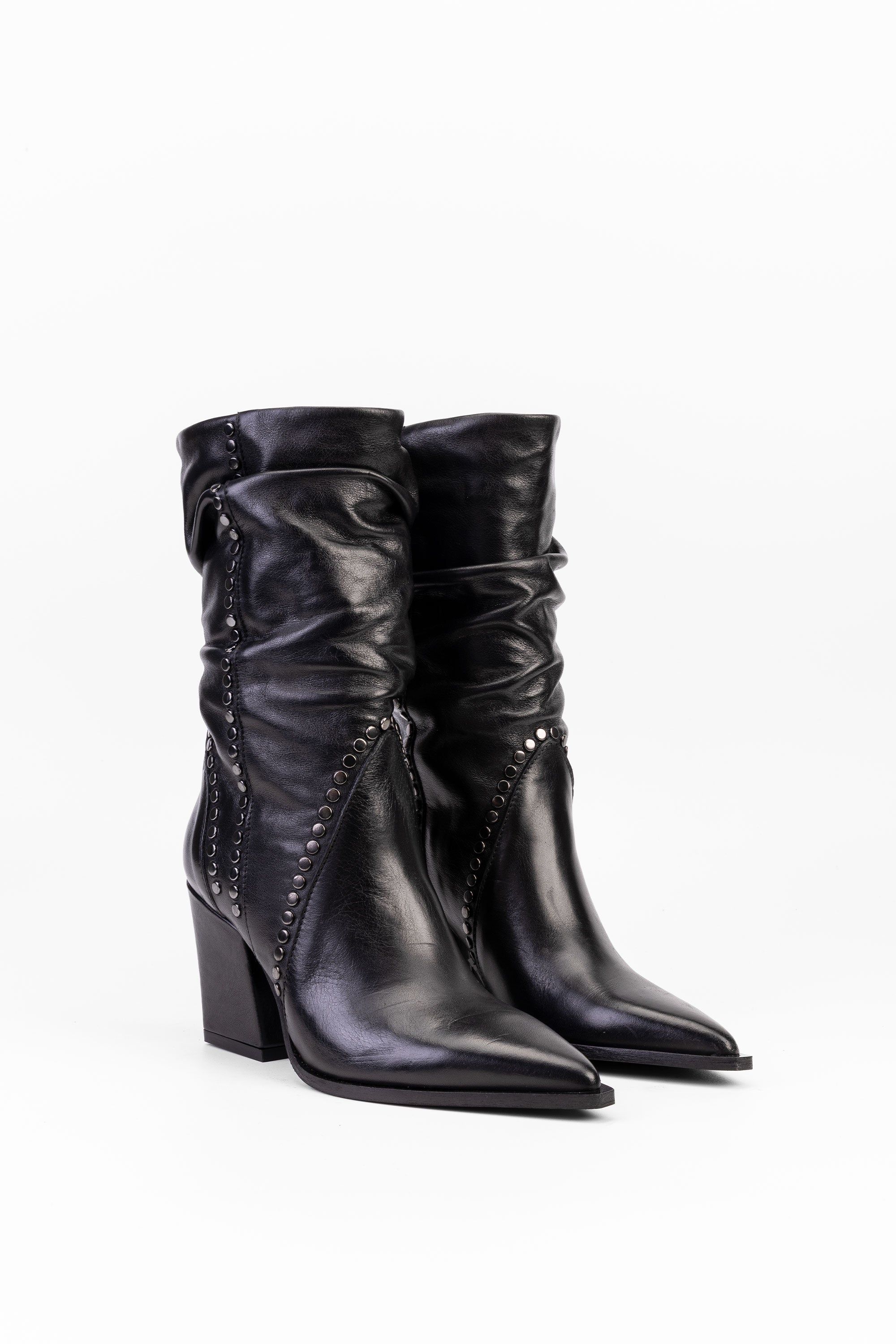 Stivaletti in Pelle Rosalie - Nero