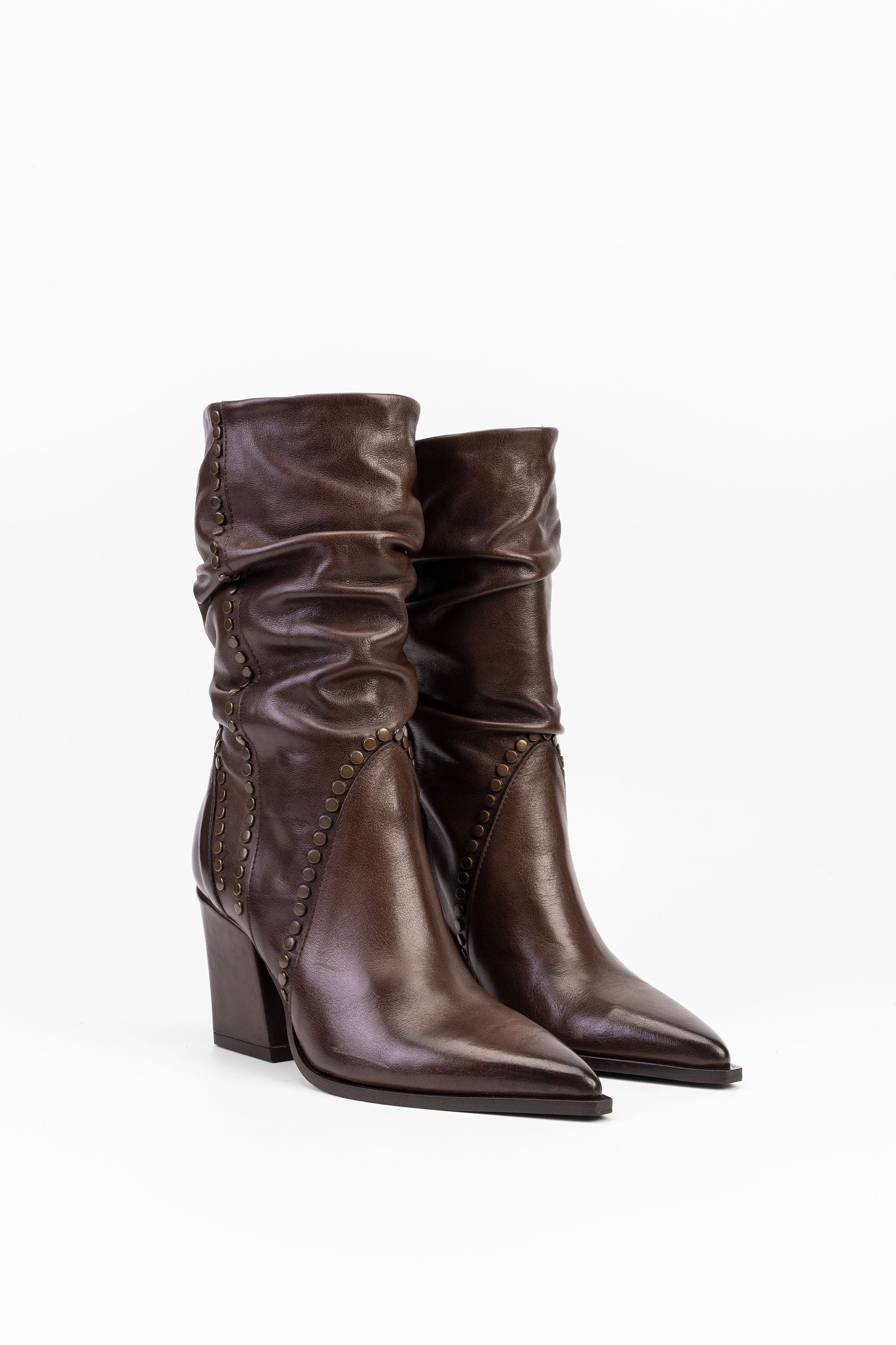 Stivaletti in Pelle Rosalie - Marrone