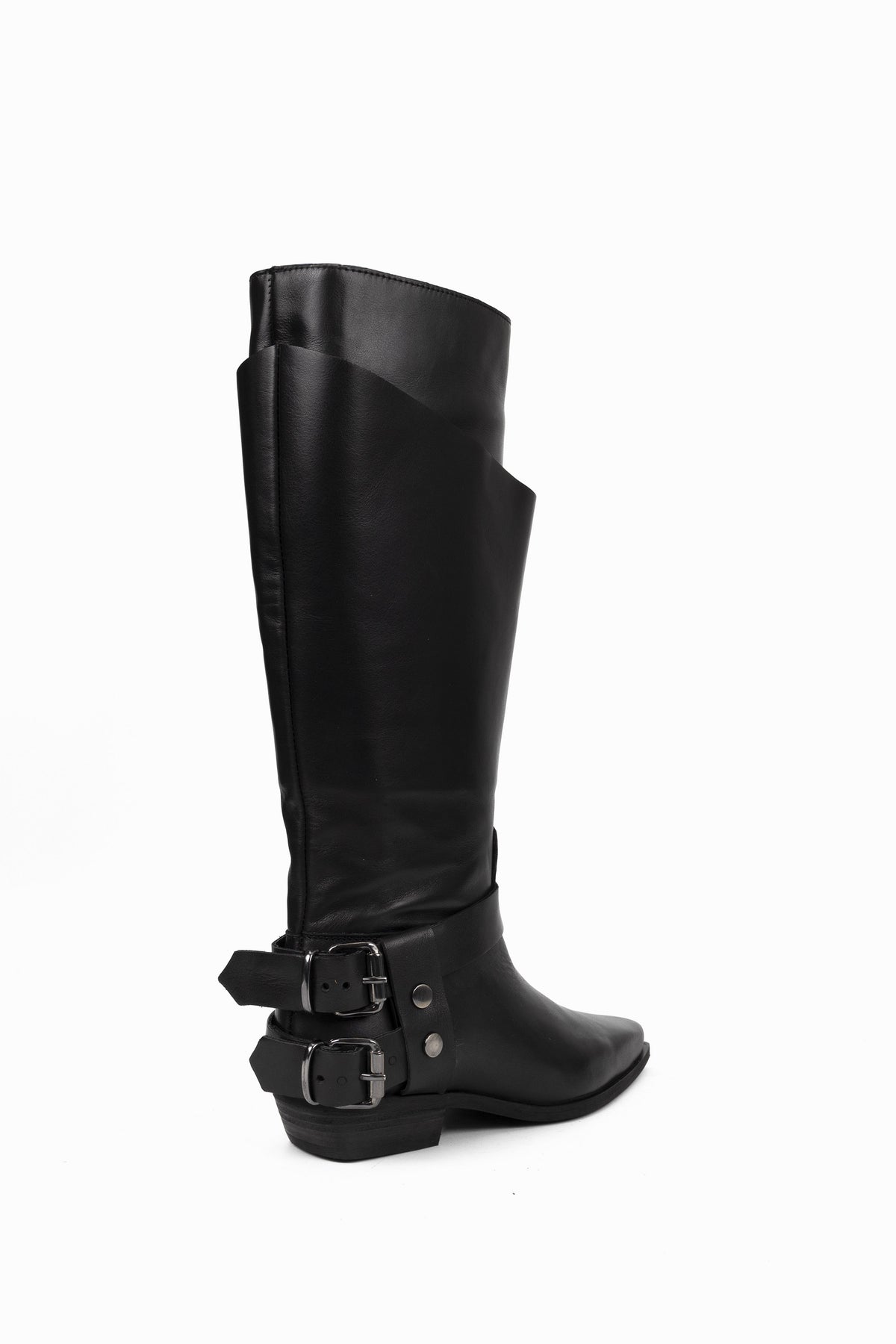 Boots Low Heel in Leather Priscilla