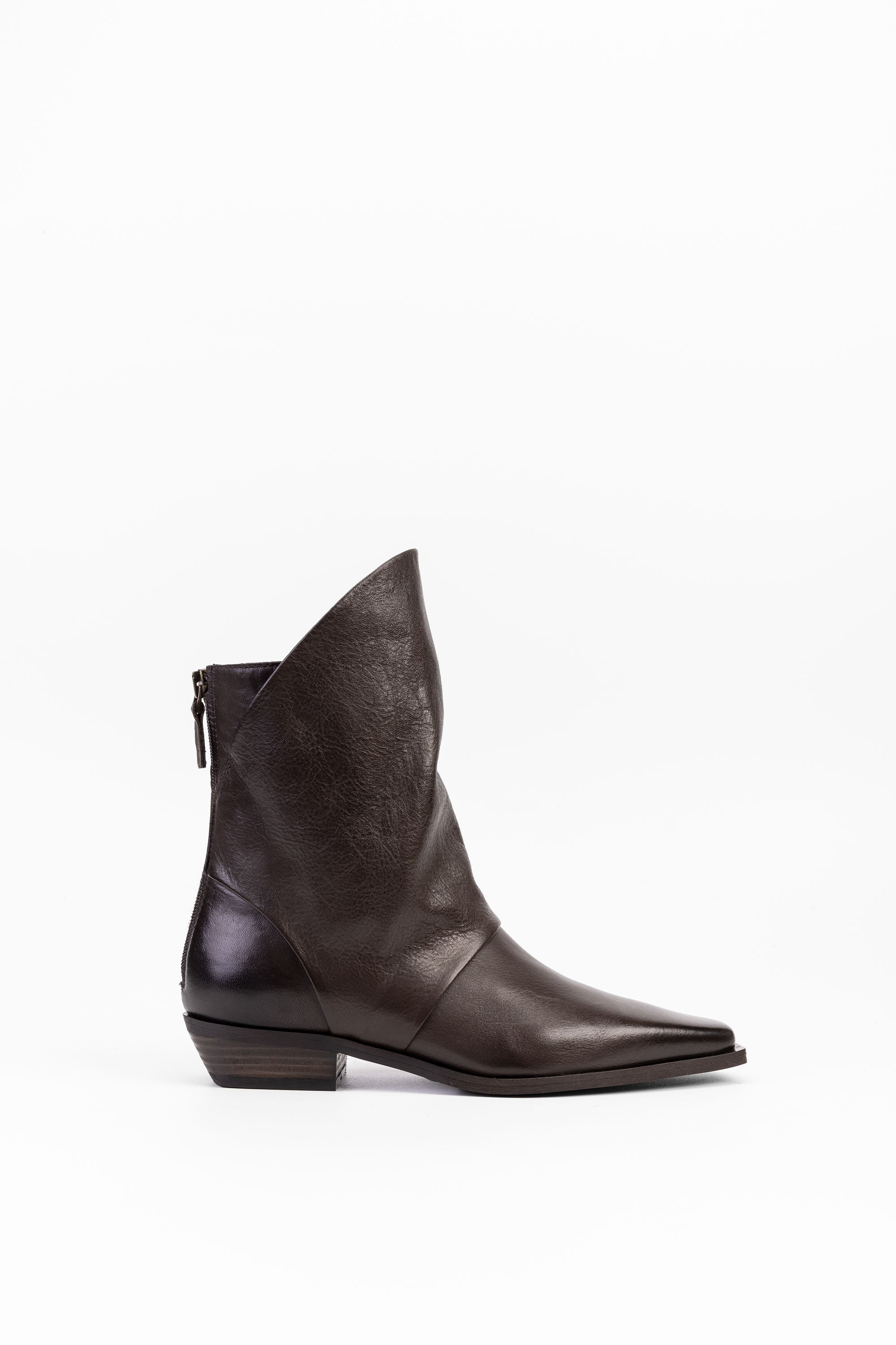 Stivaletti in Pelle Meredith - Marrone