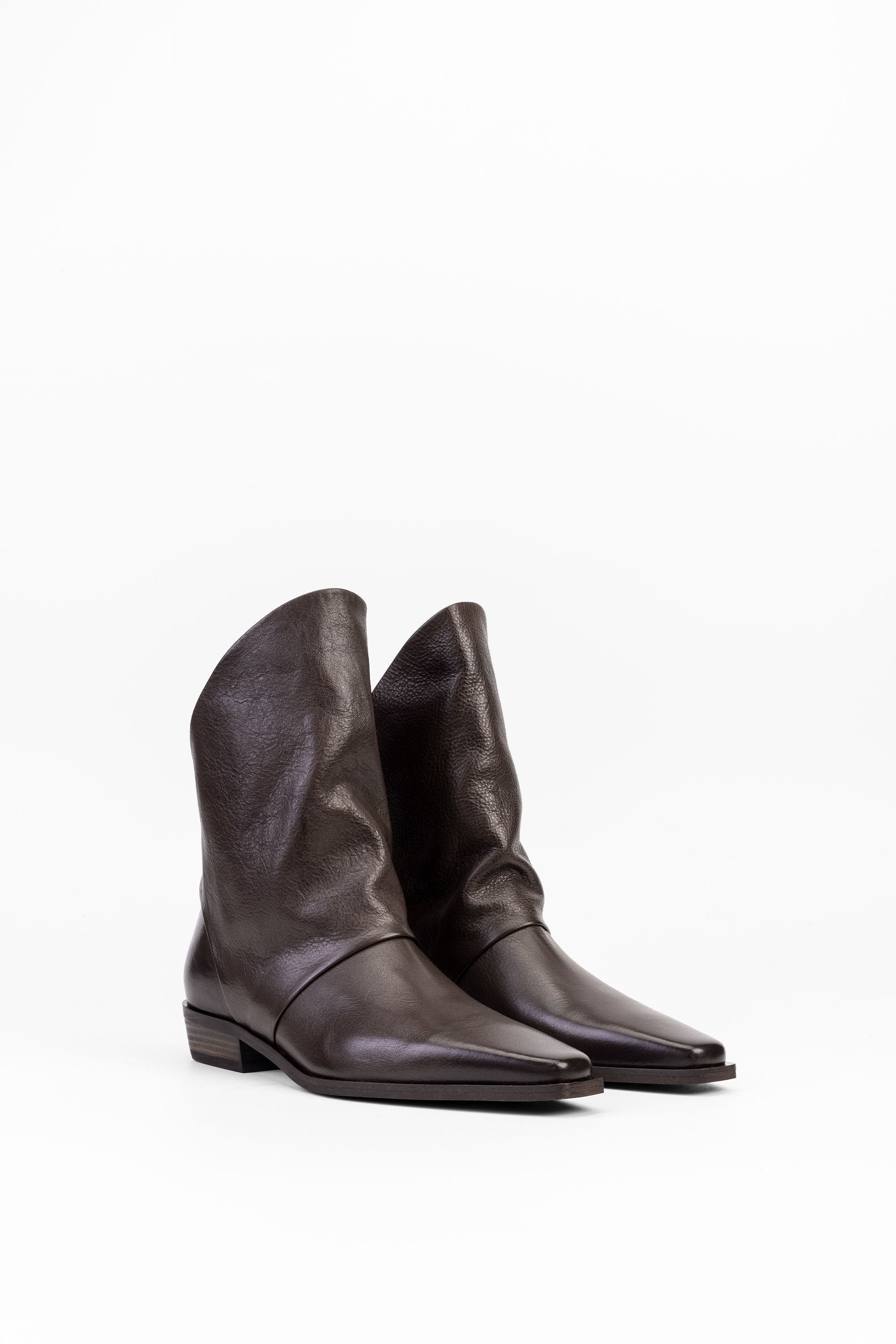 Stivaletti in Pelle Meredith - Marrone