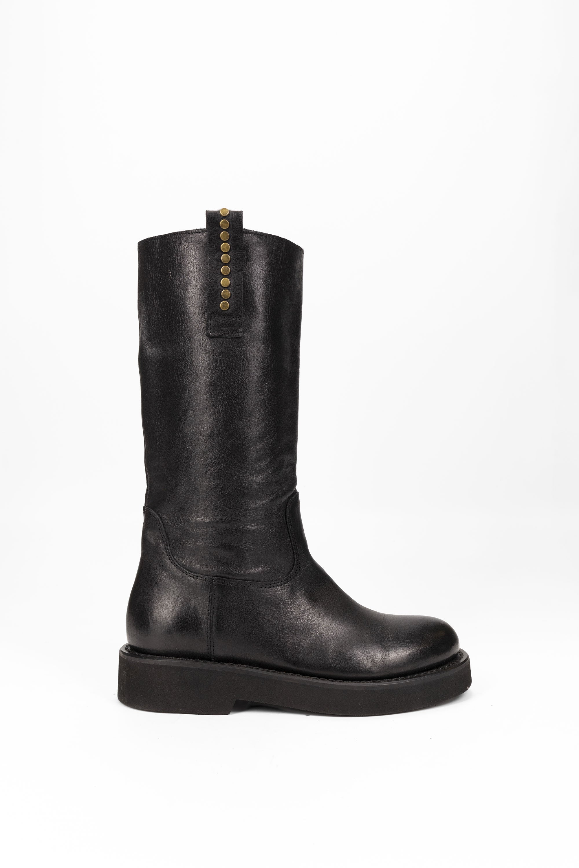 Stivali in Pelle Jennifer - Nero