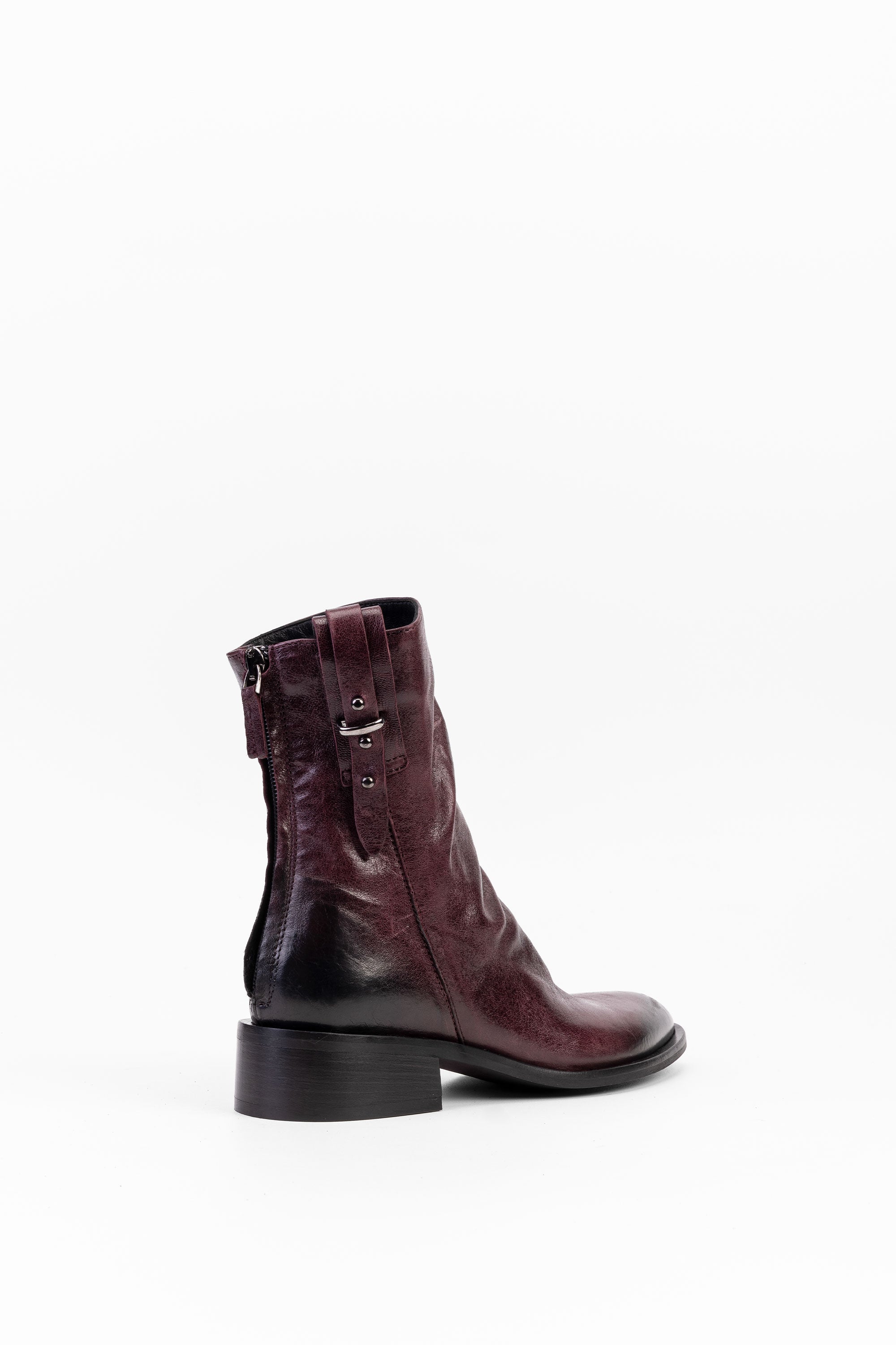 Stivaletti in Pelle Cheyenne - Bordeaux