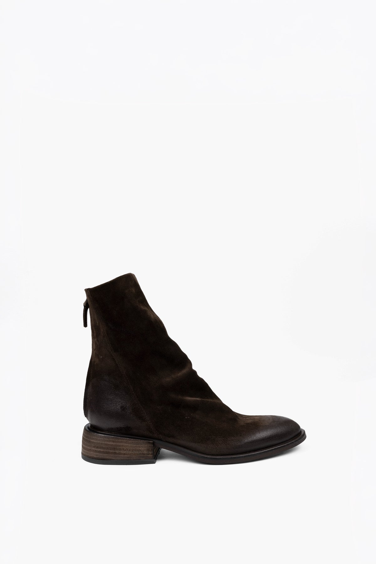 Botins Animal Print em Camurça Claire