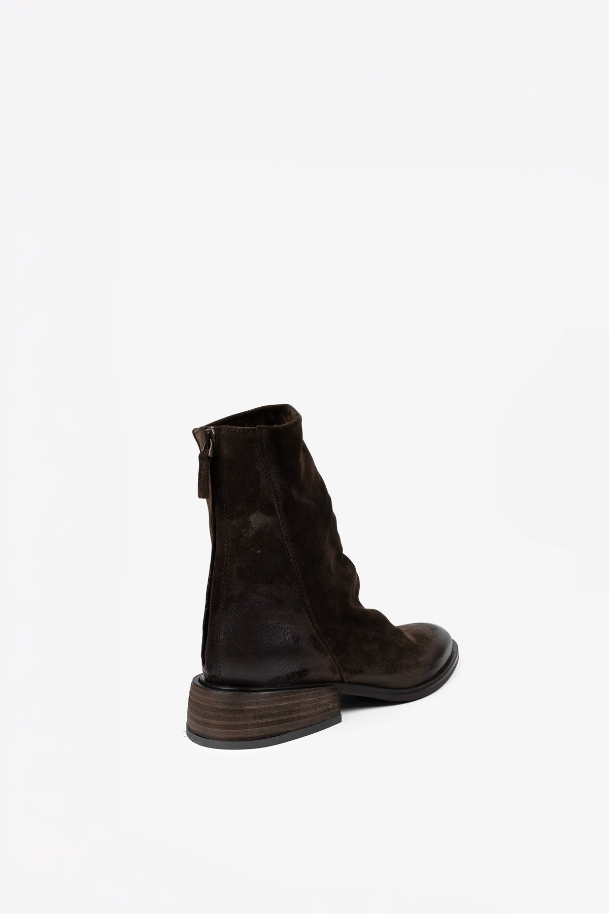 Botins Animal Print em Camurça Claire