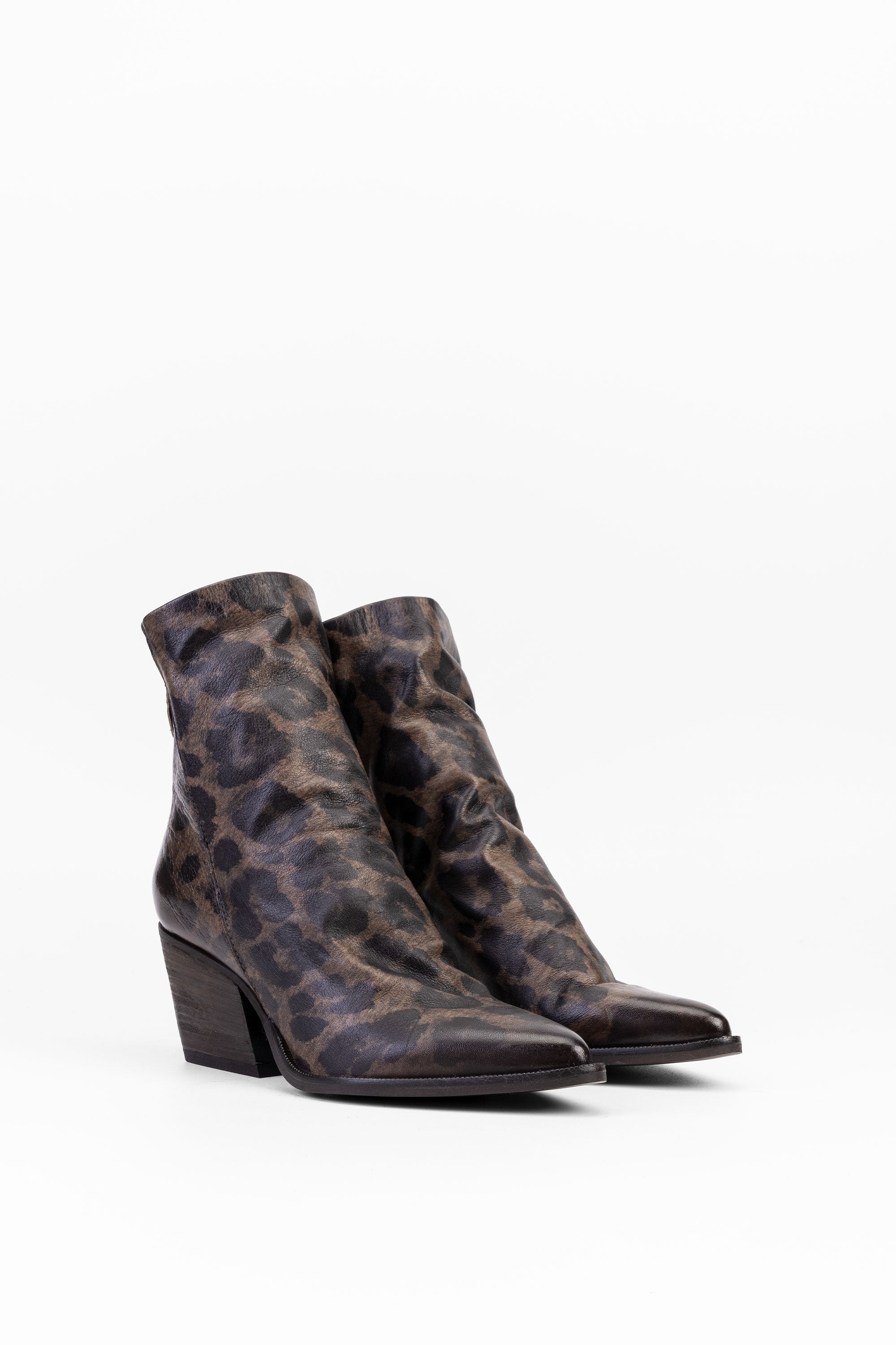 Stivaletti in Pelle Abigail - Marrone Chiaro