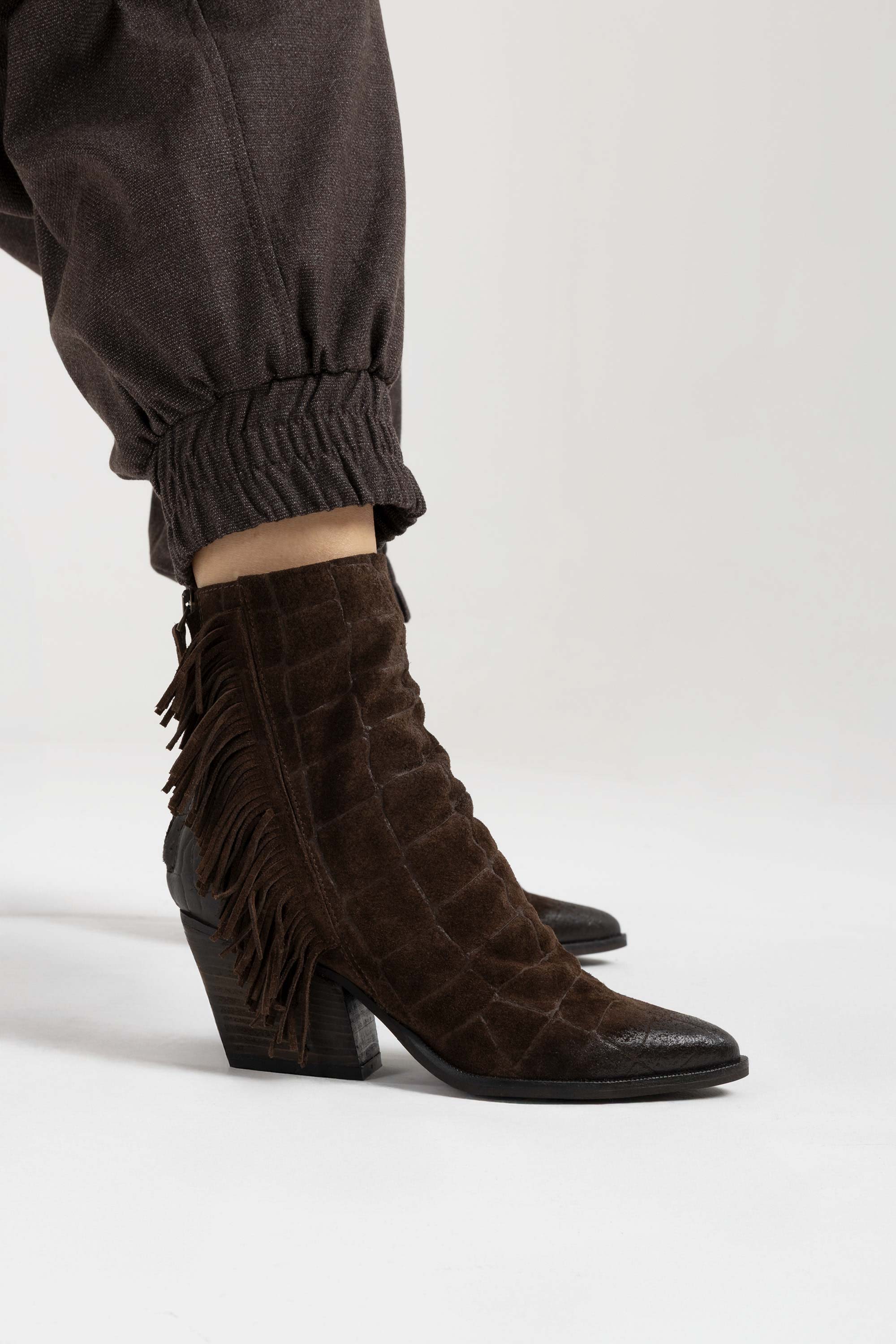 Bottines en daim Alexandra