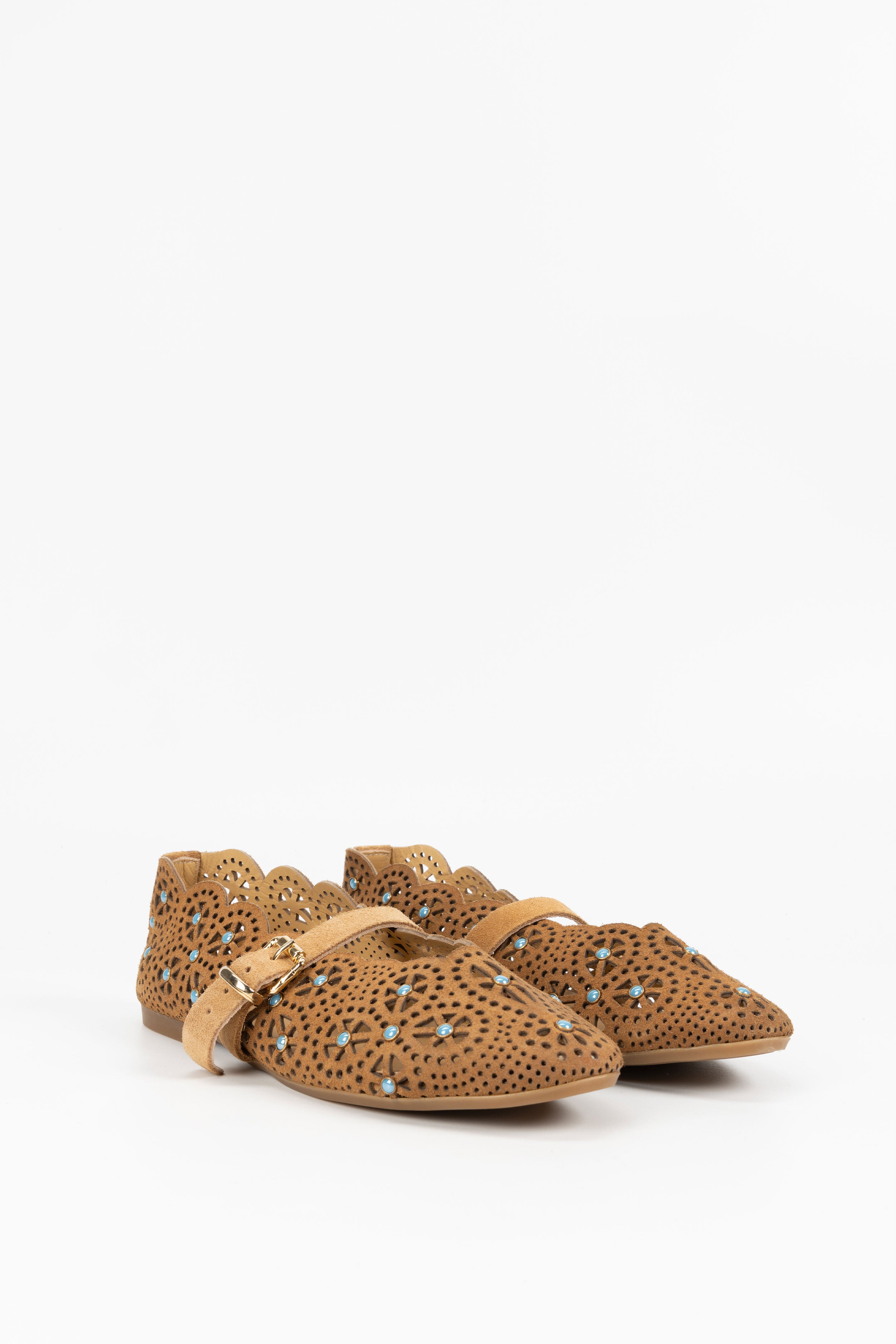 Ballerine in Camoscio Maya - Mimmu