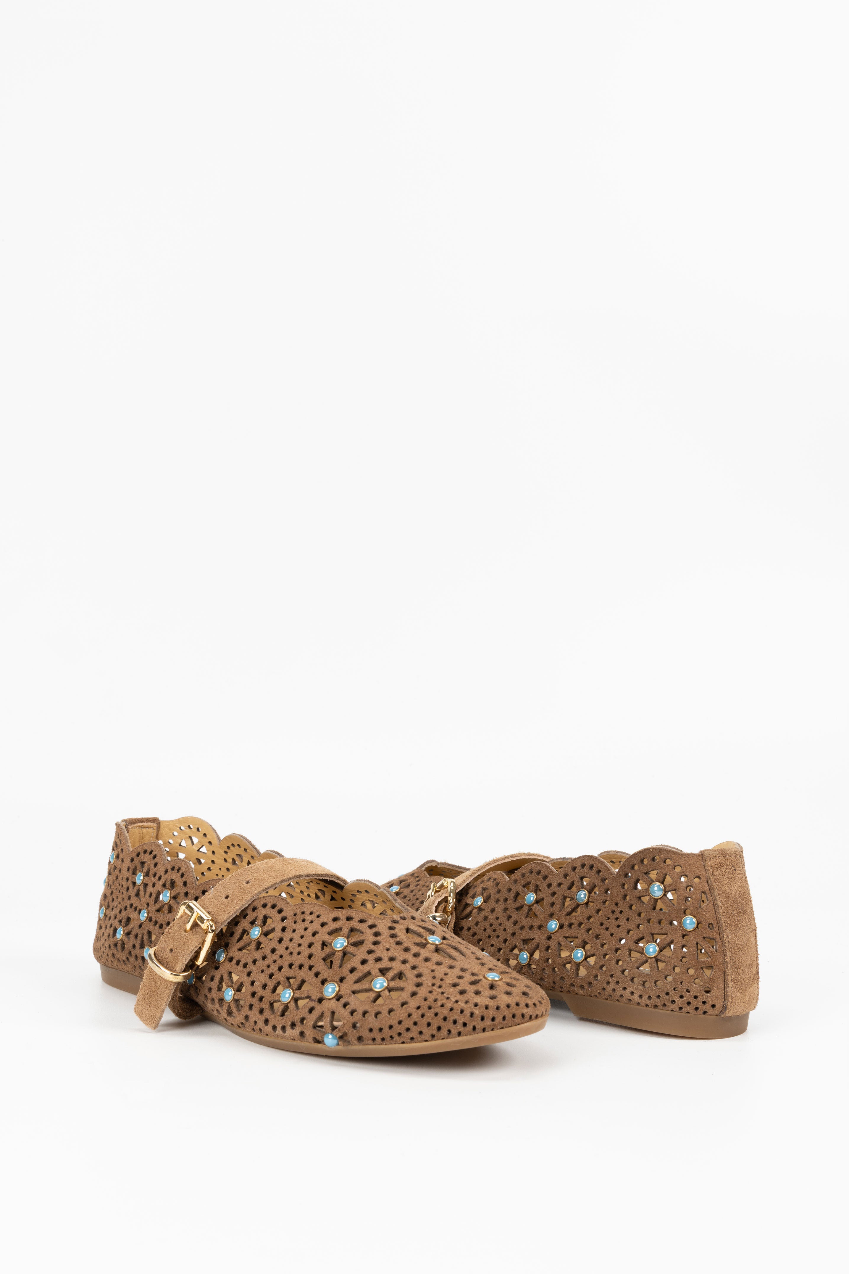 Ballerine in Camoscio Maya - Mimmu