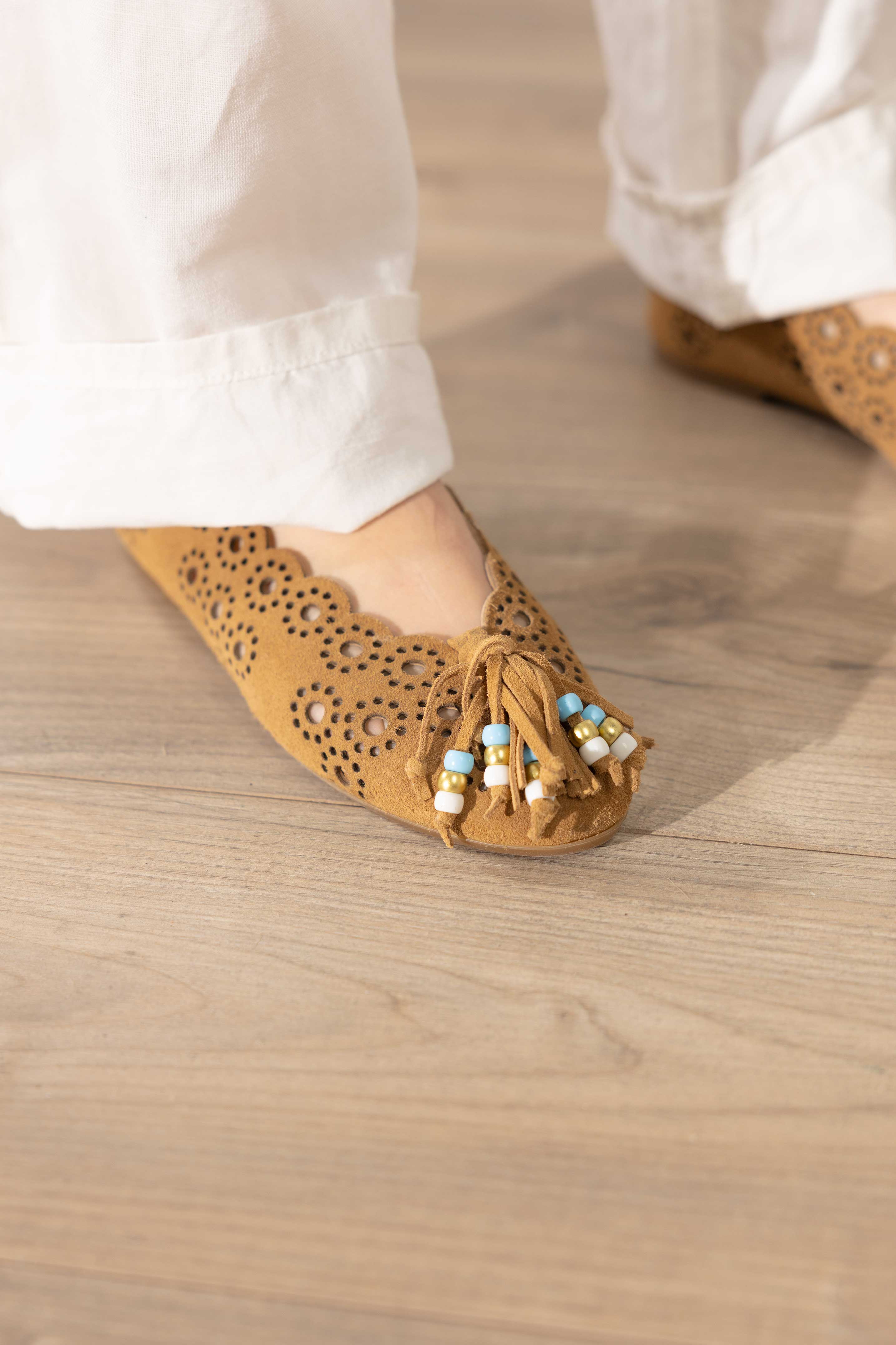 Bailarina em Camurça Sharon