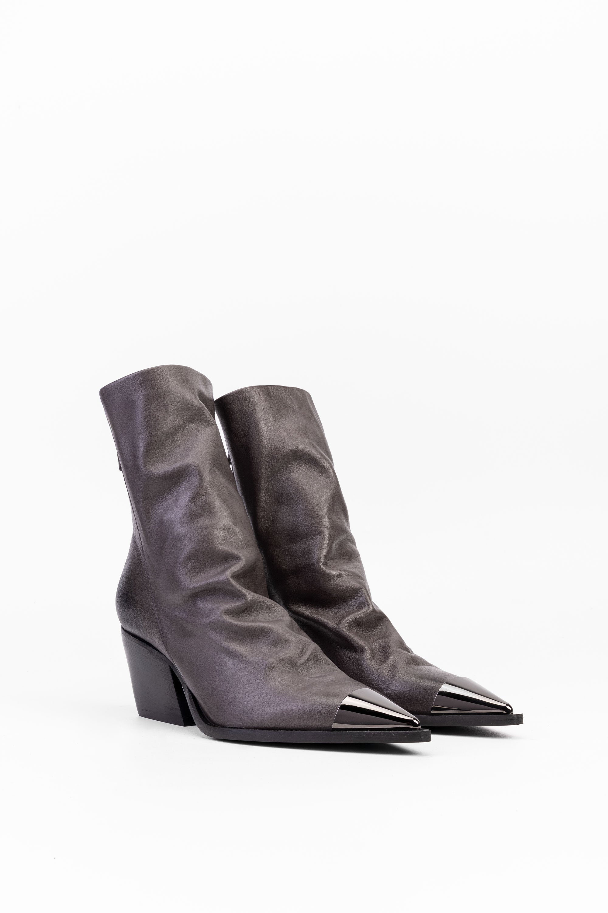 Stivaletti in Pelle Lindsey - Grigio