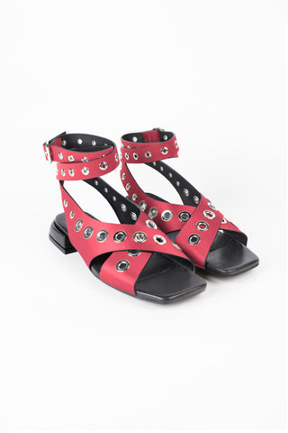 Sandalen aus Stoff Claude