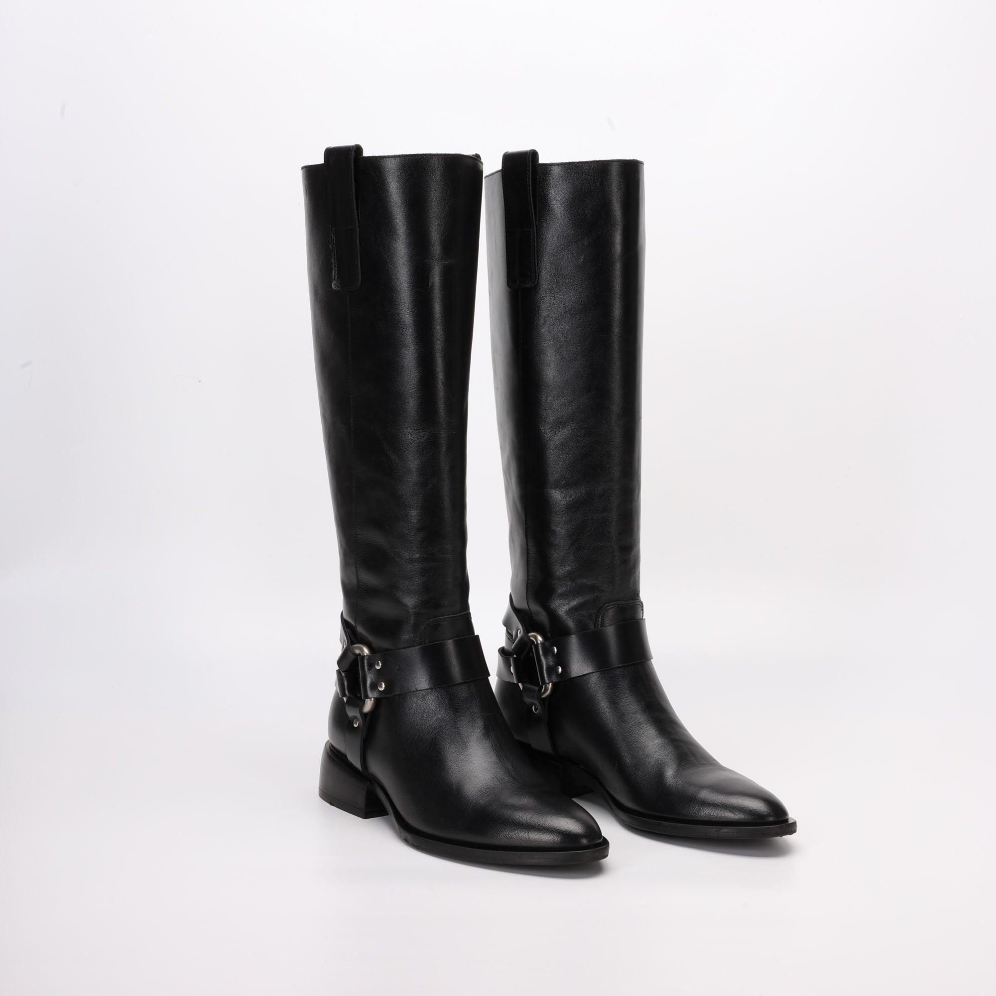 Stivale in Pelle Karen Nero