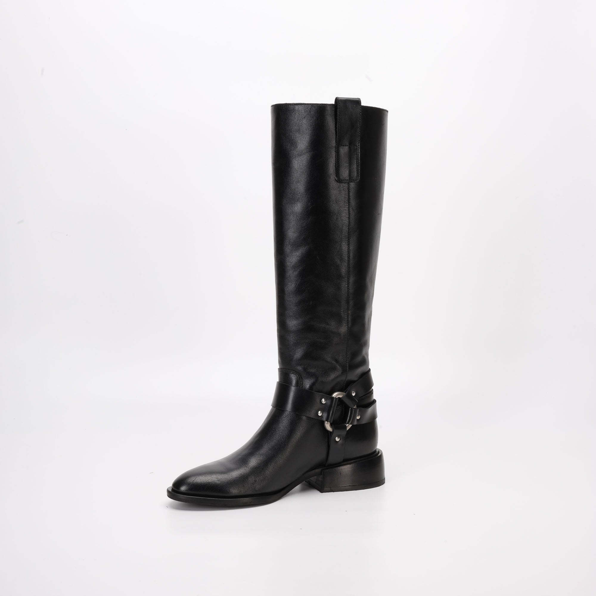 Stivale in Pelle Karen Nero