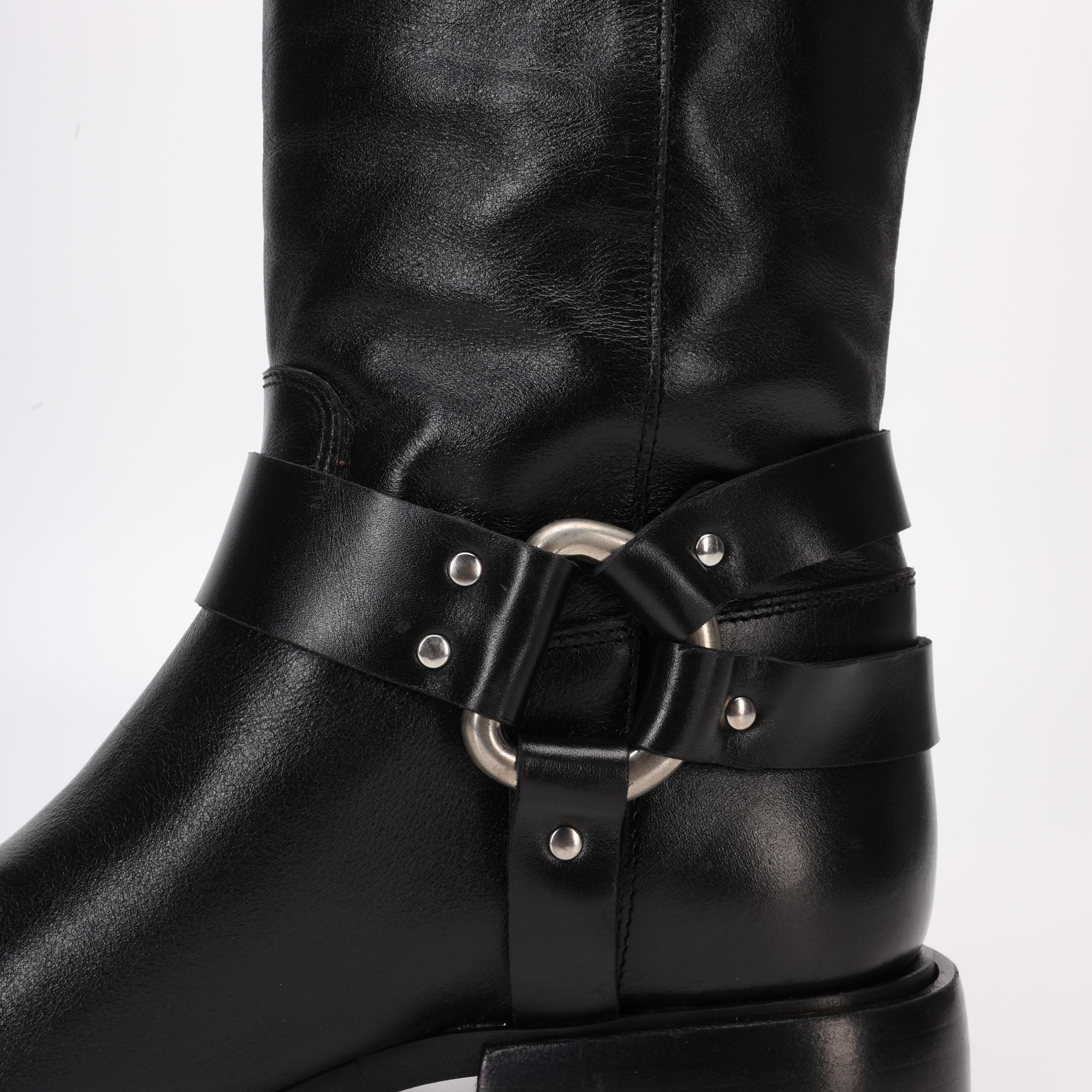 Stivale in Pelle Karen Nero