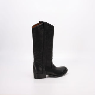 Sofie Black Leather Boot 