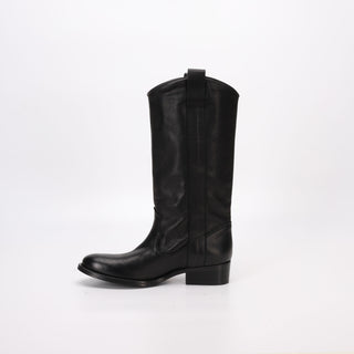 Sofie Black Leather Boot 