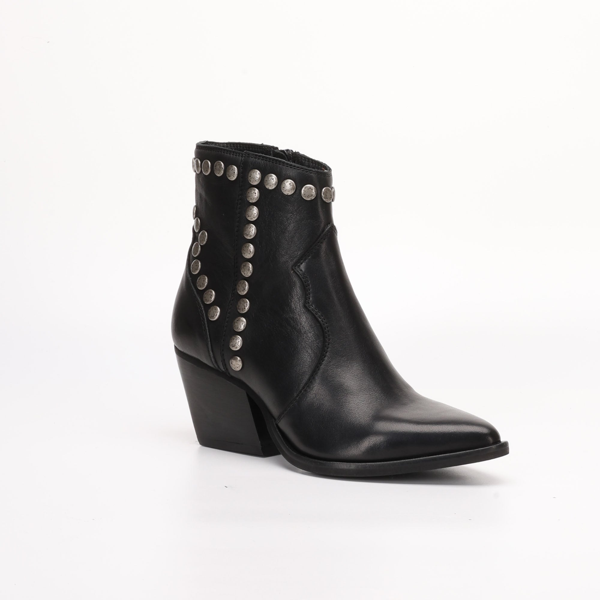 Tronchetto in Pelle Eva Nero
