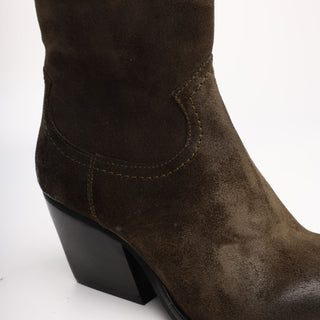 Bottines en daim marron Beatrice 