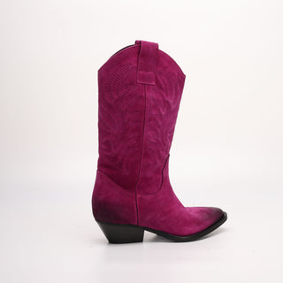 Tall Padded Texan Loren Purple