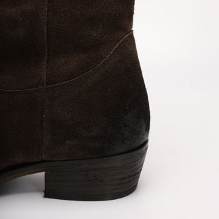 Luisa Brown Suede Texan Boot