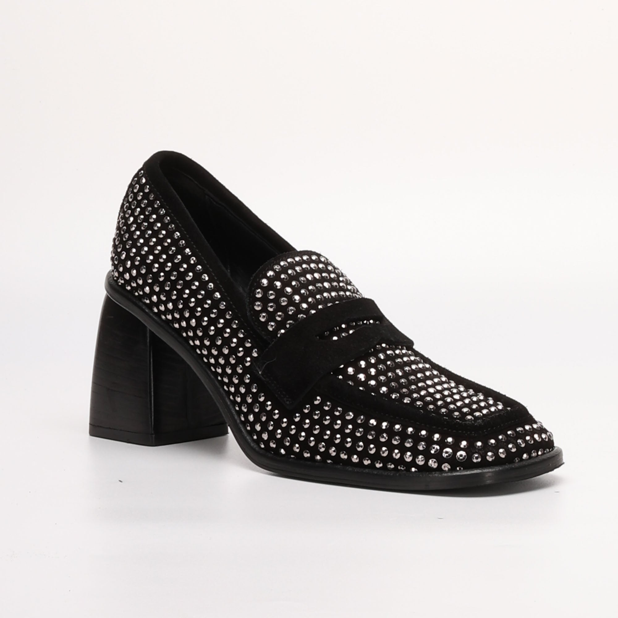 Mocassino con Strass Daphne Nero