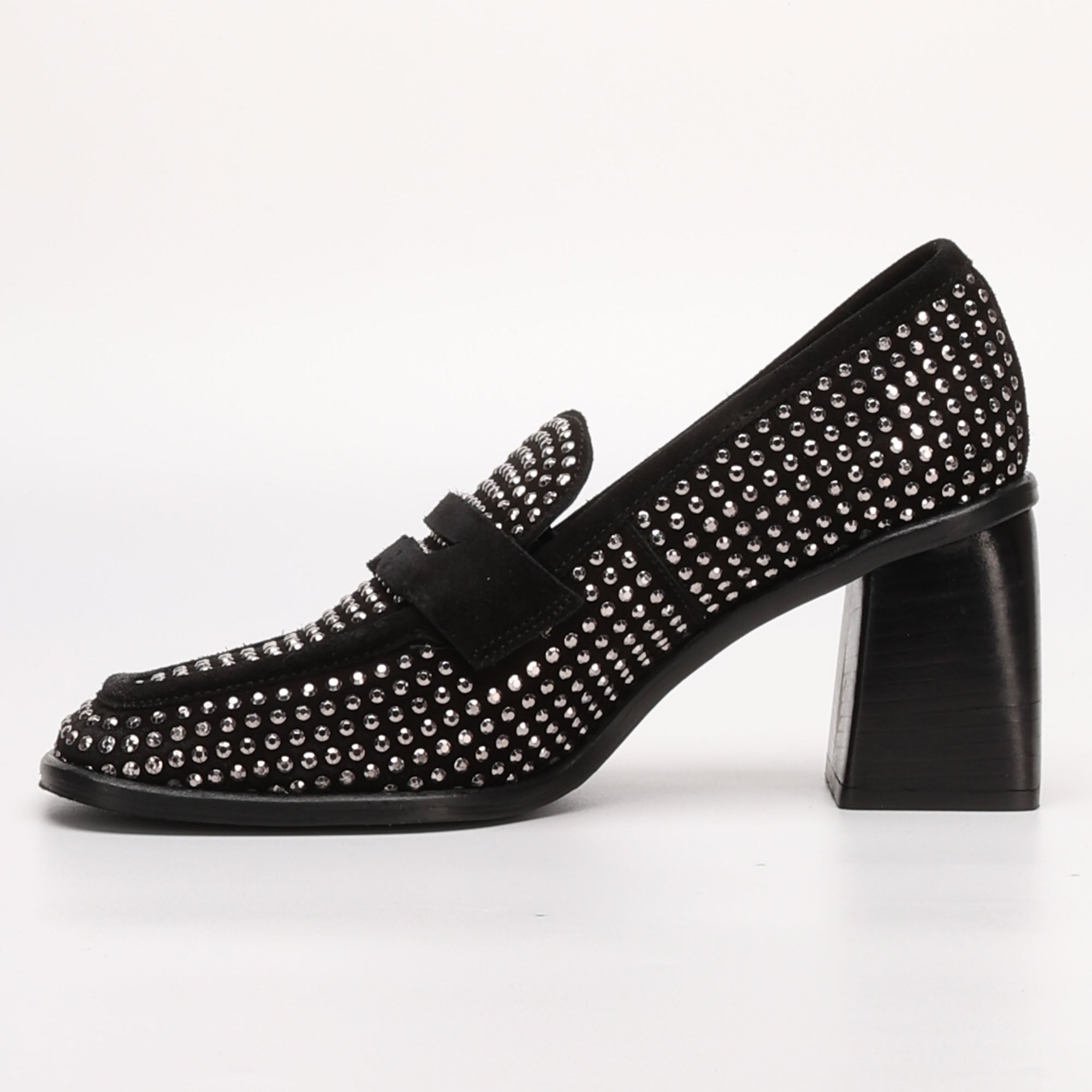 Mocassino con Strass Daphne Nero
