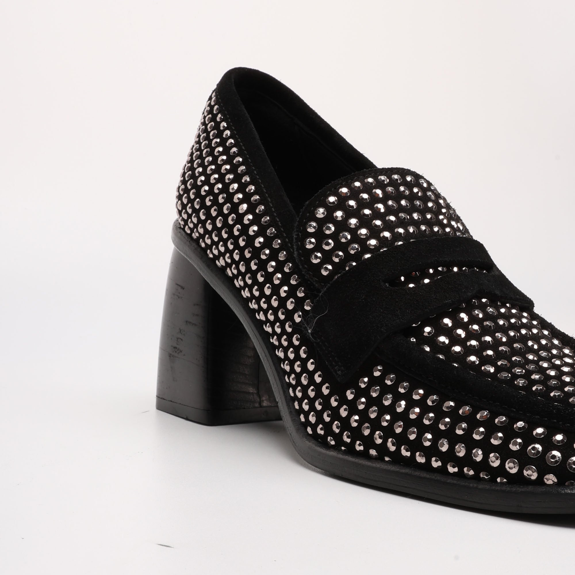 Mocassino con Strass Daphne Nero
