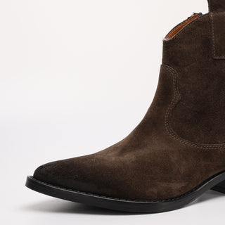 Magda Texan-Stiefelette aus Wildleder