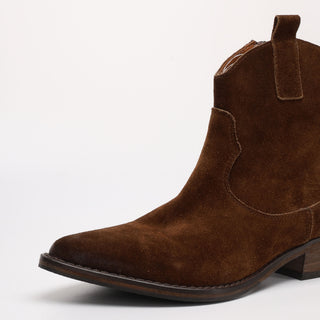 Magda Texan-Stiefelette aus Wildleder