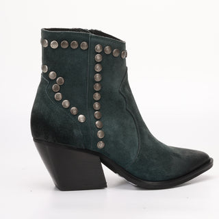 Ankle boot in petrol Eva suede 