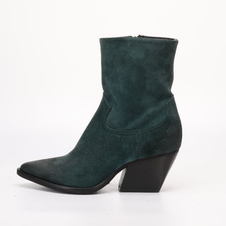 Beatrice Petrolio suede ankle boot 