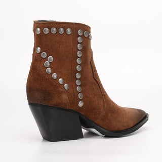 Brown Eva Suede Ankle Boot 