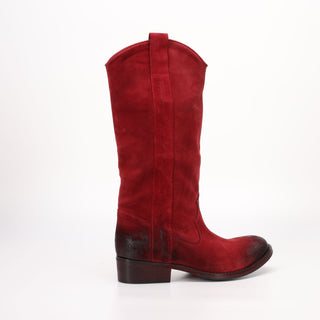 Sofie Red Suede Boot 